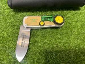 lot 58 image: Vintage John Deere Knife in Soft Sided Case