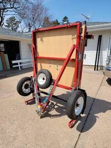 Haul Master Folding Mini Utility Trailer 4 x 8