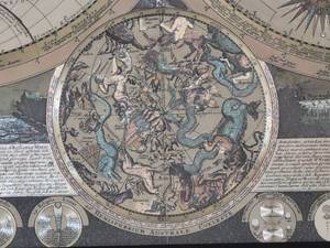 Golden Foil World Map