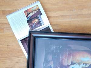 Frank Frazetta Framed Sci Fi Poster Egyptian Queen and Book