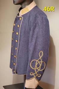 Civil War Reenactment Confederate Generals Jacket  46R