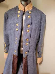 Civil War Reenactment Confederate Brigadiere Generals Coat & Pant  46R