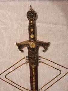 Ornate Medieval Dragon Dagger and Sheath