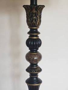 Stylish Stone Decorated Floor Lamp