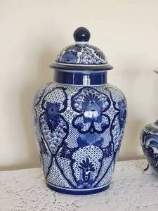 Collection of Blue Accent Ceramics