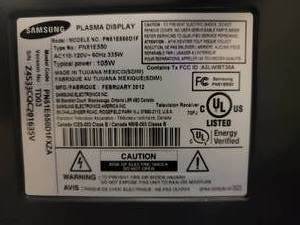 Samsung 51 Plasma 1080p HDTV