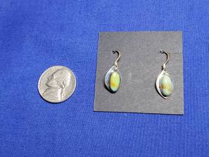 lot 124 image: Sterling Silver dangle earrings
