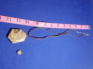 lot 217 image: Handmade Stone necklaces