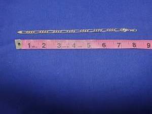 lot 65 image: Sterling Silver stamped bracelet