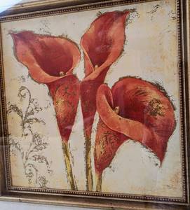 Framed Calla Lily Print