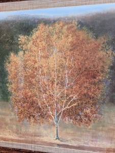 Ornate Iron Framed Autumn Tree Print