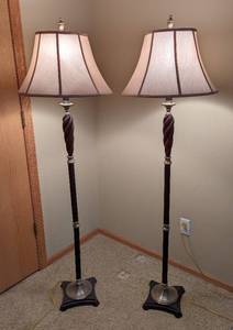 Pair of Elegant Floor Lamps