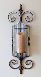Metal Wall Candleholder