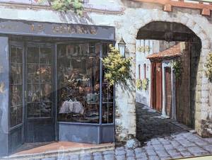 Framed Paris Rendezvous Print by Viktor Shvaiko