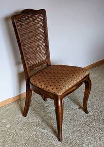 Cane Backed Accent Chair