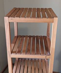 Tiered Wood Shelf