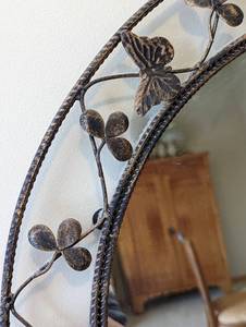 Metal Butterfly Wall Mirror