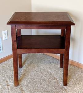 Small Wood Accent Table