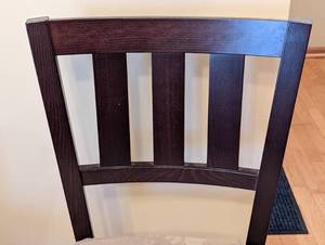 Pair of Counter Height Stools halted damage