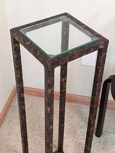 Pair of Bronze TableStands