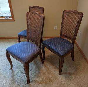 Cane Backed Dining Chairs