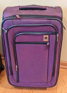 Pair of Pretty Purple Suitcases