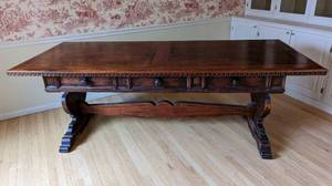 lot 1 image: Large and Gorgeous Antique Desk