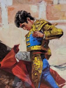 lot 23 image: Framed Plaza de Toros Madrid Print