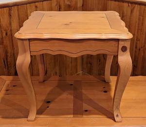 lot 25 image: Wood CoffeeSide Table Set