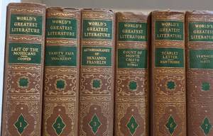 lot 33 image: Vintage Worlds Greatest Literature Book Set