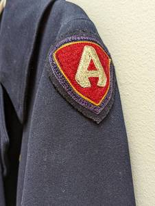 lot 76 image: Vintage Wool Military Jacket