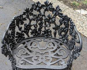 lot 99 image: Petite Metal Patio Chair