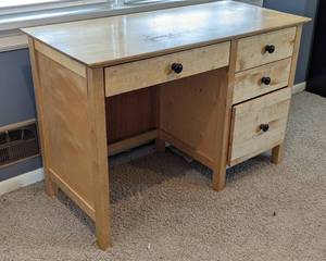 lot 69 image: Blonde Wood Desk