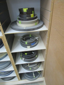 lot 32 image: Edge banding product, five cubbies,...