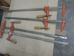 lot 73 image: Jorgensen 24 bar clamps, qty 6...