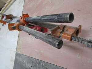 lot 111 image: Pony pipe clamps 1, approx 56, qt...