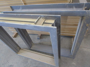 lot 138 image: Commercial window frames, qty 2, 36...