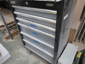 lot 154 image: Performax tool chest, 27X18X39H no...