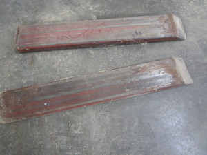 lot 158 image: Extensions for forklift, 36...