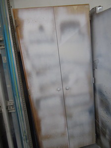 lot 184 image: Wooden storage cabinet 33x20x72 ...