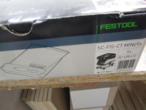 lot 216 image: Festool mini vac bags, qty 4...