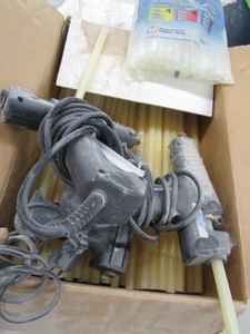 lot 227 image: Glue gun & sticks...
