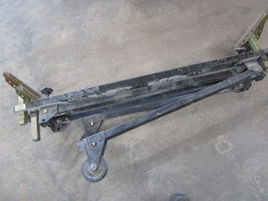 lot 232 image: Wolfcraft folding miter saw table...