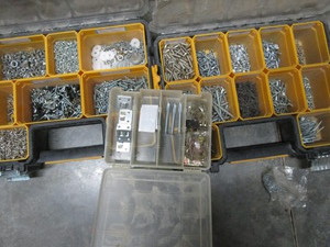 lot 240 image: DeWalt hardware containers, qty 2...
