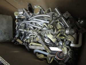 lot 249 image: Misc used drawer pulls...