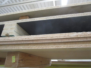lot 258 image: Particle board 12, 4ft x 8ft...