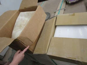 lot 304 image: Dust collector bags two cloth, thr...