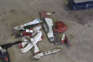 lot 745 image: Wood Yard Art - Whirlygigs, Dcor, Parts