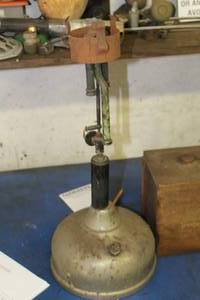 lot 767 image: Vintage White Gas Lamp