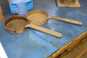 lot 770 image: Lot of (2) Vintage Melting Ladles
